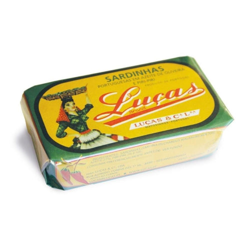 Spicy Sardines in Olive Oil Luças 125g